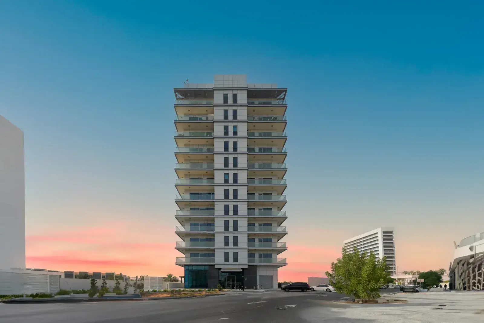 Modern interior design at Jamam Residence Abu Dhabi with premium waterfront apartment living spaces